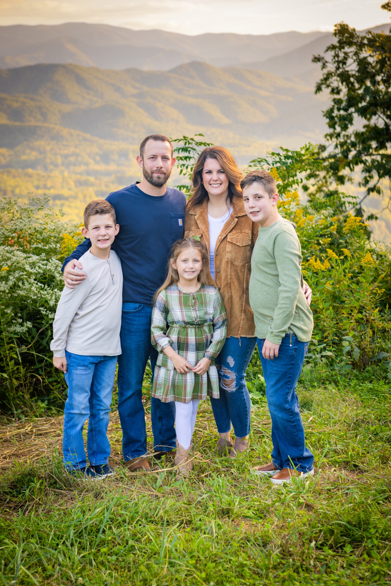 Smoky Mountain Family Photo session Gatlinburg